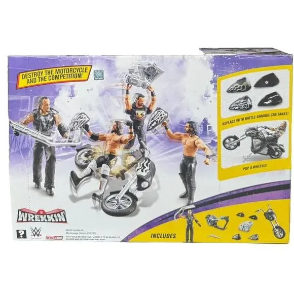 COPY - WWE Wrekkin Slamcycle with THE UNDERTAKER Wrestling Figure Motorcycle Ma… - Picture 2 of 3